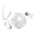 Ecouteurs Bluetooth Rose Sans Fil HiFi Stéréo Étanche IPX5 Avec Boîtier De Charge Blanc YONIS
