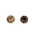 Lot de 3 boutons strass noir