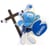 Marionnette en peluche a fil : schtroumpf ecossais 23 cm - schtroumpf