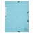 Chemise à élastiques carte lustrée 400g/m2 Aquarel - A4 - Bleu pastel - x 25 - Exacompta
