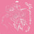 Pochoir plastique souple réutilisable 30 x 30 cm Fabrika Decoru PORTRAIT FEMME FLEUR 202