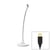 Microphone USB Ajustable Avec Carte Son Intégrée Pour Diffusion et Jeux Blanc YONIS
