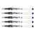Lot de 5 stylos plume jetable PILOT - V-Pen - Violet - Pointe moyenne