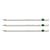 Crayon de couleur - STABILO - Mine grasse aquarellable - Blanc - Lot de 3