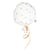 Ballon mural décoratif en gaze de coton, Bleuet