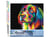 Peinture par Numéro Figured'Art - Chien Pop Art - Kit de Loisir Créatif DIY Numéro d'Art Complet - 40x50cm sans châssis en bois