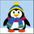 Kit Pingouin Hiver 20x20 cm
