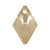 2 Breloques Facettees 14X9 Or 2 Breloques Facettees 14X9 Or