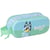 Trousse Bluey Bleu 3D 21 CM - 2 compartiments
