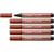Lot de 5 feutres de coloriage - STABILO - Pen 68 MAX - Sienne - Pointe biseautée 1,0/5,0 mm