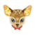 Ecusson thermocollant biche 5cm x 4,5cm