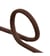 Bobine 15m cordon tressé 10mm marron foncé