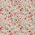 Tissu Coton imprimé Allegra fleurs Rouges sur fond Blanc cassé - Au mètre