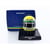 Casque miniature - MINICHAMPS - Ayrton Senna F1 1987 - Échelle 1/10 - Jaune/Vert