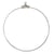 SACHET DE 2 CREOLES COLORIS ARGENT DIAM 50MM