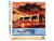 Peinture par Numéro Figured'Art - Eléphants au Coucher du soleil - Kit de Loisir Créatif DIY Numéro d'Art Complet - 40x50cm toile roulée + châssis en bois à monter