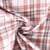 Tissu Coton Tartan Ecossais Pastel Lurex sur fond Blanc