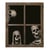 Sticker mural - squelette, lot de 3