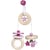 Mini portique - Etoile rose - Selecta