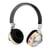 Casque Audio Bluetooth Sans Fil Qualité Stéréo Portée 10m Confortable Et Élégant Or YONIS