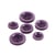 Bouton rond 2 trous violet