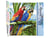 Peinture par Numéro Figured'Art - Perroquets sous les tropiques - Kit de Loisir Créatif DIY Numéro d'Art Complet - 40x50cm sans châssis en bois