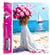Diamond Painting Broderie Diamant LUMINLIFE 50x70cm, 100% strass, diamants ronds - Dame et pivoines
