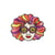 Ecusson thermocollant esprit seventies femme 3,5c mx 4,5cm