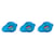 Ruban correcteur TIPP-EX Easy Refill - Bleu transparent - 5 mm x 14 m - Lot de 3