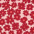 Tissu Sweat envers molletonné Cosmia fleurs Rouges sur fond Rose - Au mètre