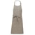 Tablier cuisine beige polycoton avec poche