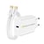 Mayaxess Chargeur Secteur pour iPhone 15 20W + Câble USB-C 1m Blanc