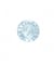 Carte de 6 boutons bleu clair transparent 14mm - Distrifil Bleu