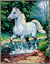 Canevas Pénélope Antique Cheval blanc 50x65cm