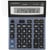 Calculatrice de bureau- ACROPAQ- Écran 12 chiffres- Dual Power- 350g- Ecran incliné avec pied arrière- Finition Alu
