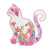 MégaCréa DIY - Maxi patch brodé Chat fleuri 18 x 16,5 cm