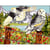 Princesse - Canevas antique Au pays des chouettes 50x65cm