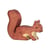 Figurine Holtztiger Ecureuil debout - Marron