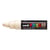 Lot de 6 Marqueurs pointe large biseautée POSCA PC8K 8mm Beige POSCA