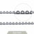 5 Mètres de CHAINE METAL ARGENTE 3 x 2 mm - creation bijoux perles