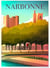 Affiche ville Narbonne | A3 : 29,7x42cm