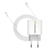 Mayaxess Chargeur Secteur pour Galaxy S23 Plus 20W + Câble USB-C 1m Blanc