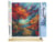 Peinture par Numéro Figured'Art - Automne surréaliste inspiré de Van Gogh - Kit de Loisir Créatif DIY Numéro d'Art Complet - 40x50cm toile roulée + châssis en bois à monter