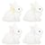 8 Assiettes Mon Lapin Pastel