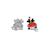 Die Mickey - Mickey et Minnie en voiture Disney