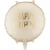 Ballon Aluminium Hélium Happy Birthday Crème   Ø 35 cm