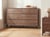 Commode MDF Marron foncé COWELL - Beliani