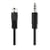 Nedis Câble Audio DIN 5 Broches Mâle vers Jack 3,5 mm Mâle 1m Noir