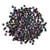 Paillettes bombées, 6mm ø, noir irisé, boîte - 4000 pces