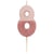Bougie 8 Glitter Rose Gold